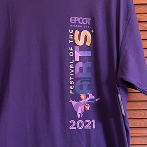 XL Walt Disney World EPCOT Festival of the Arts 2021 Figment t-shirt NWT